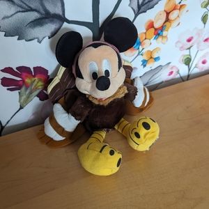 Disneyland Thanksgiving Turkey Mickey Mouse 2004 Plush Stuffed Animal 10" Parks